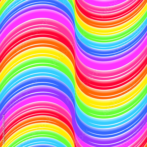 Bright colorful rainbow stripes. Vector 10 EPS