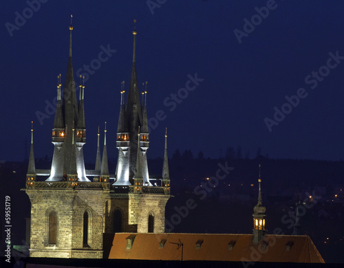 Towers in Prague