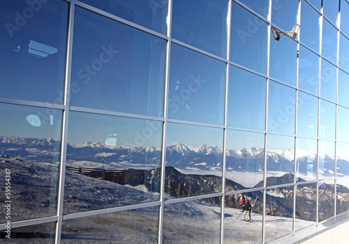 Modern ropeway FUNITEL at hill Chopok - Low Tatras, Slovakia