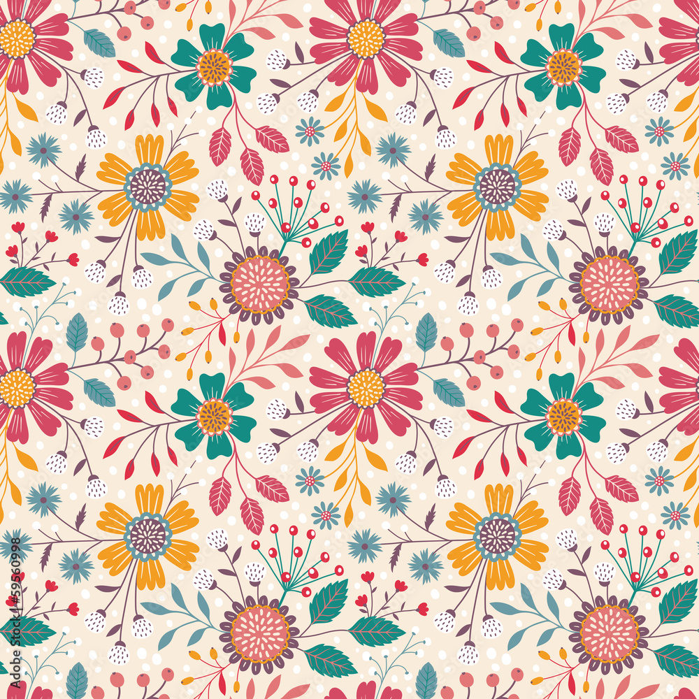 Seamless floral pattern