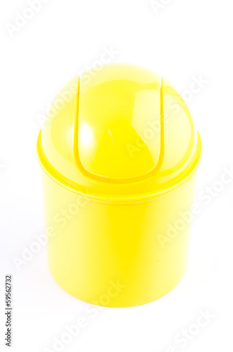 Yellow trash