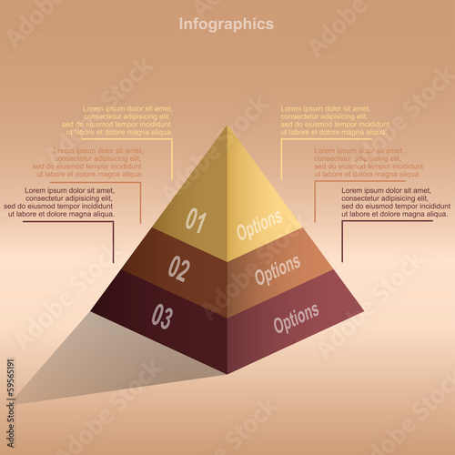 pyramid infographic
