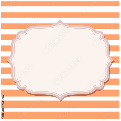 Vintage blank vector.