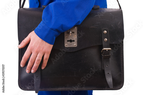 Blue collar worker.