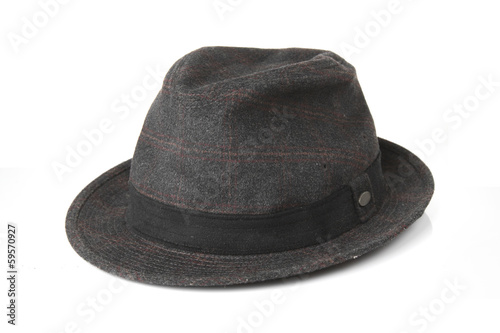 Old Hat on White background