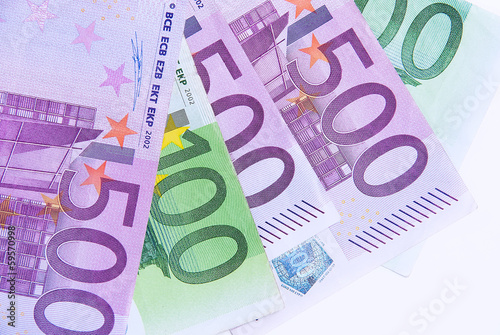 euro banknotes