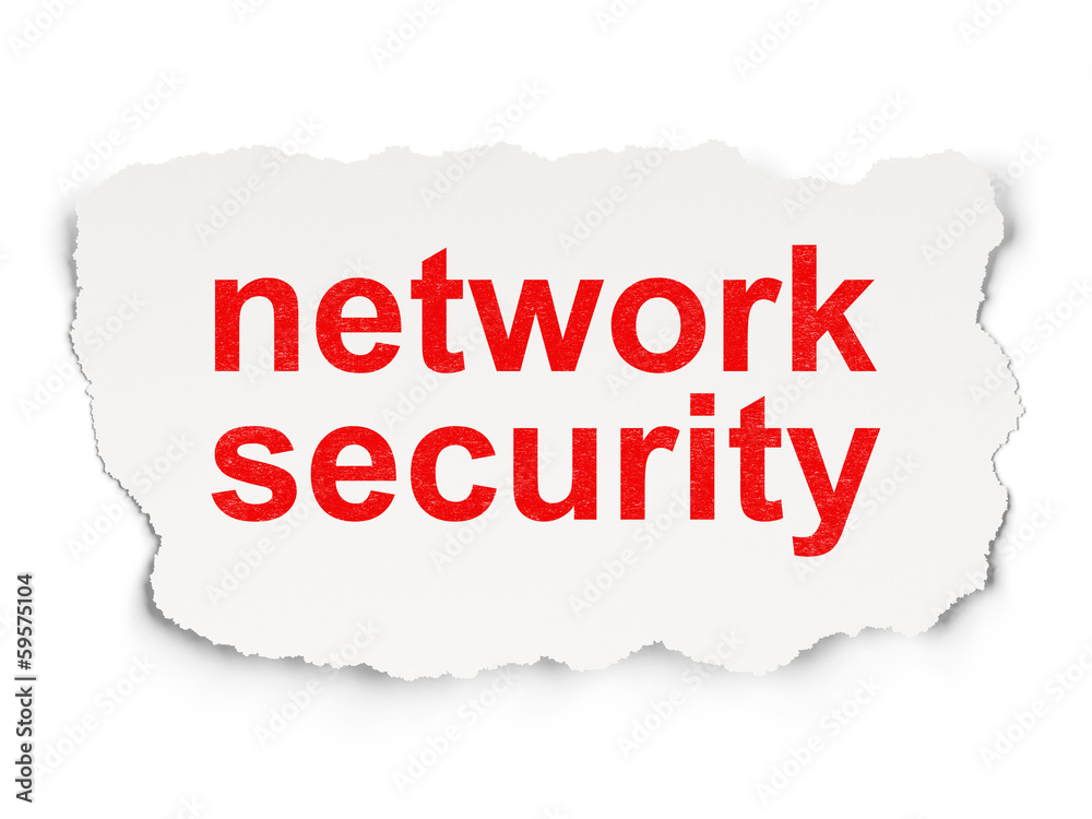 Security concept: Network Security on Paper background Security concept: Network Security on Paper background