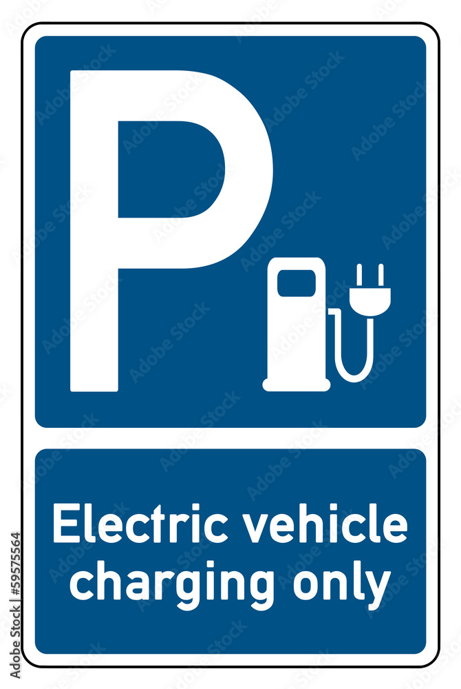 electric vehicle charging only car park blue electric vehicle charging only car park blue