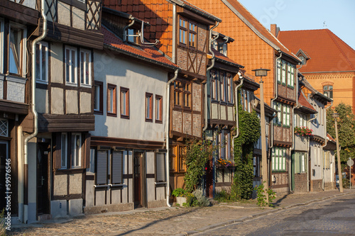 Quedlinburg mittelalterliche Gassen © dk-fotowelt