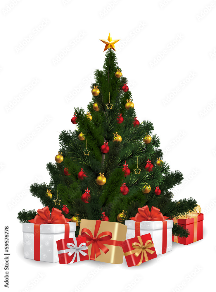 Christmas Tree Vector Christmas Tree Vector