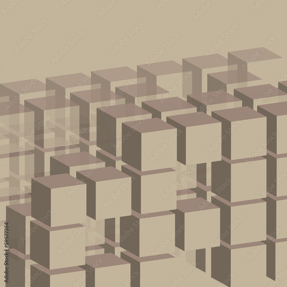 Obraz premium Szablon tła kostki