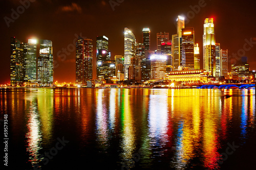 Neon lights of Singapore