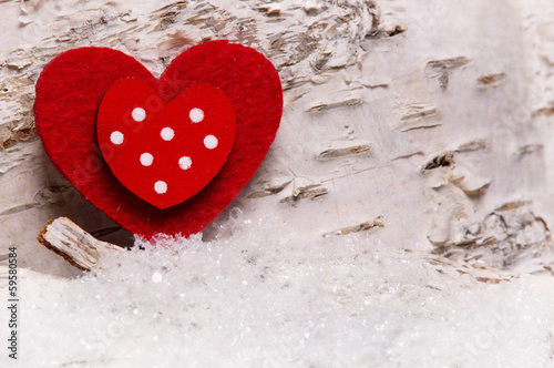 Heart in the Snow photo