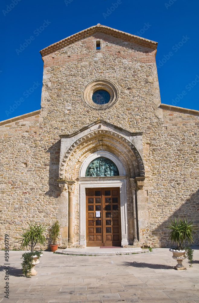 Abbey of Madonna del Casale. Pisticci. Basilicata. Italy.