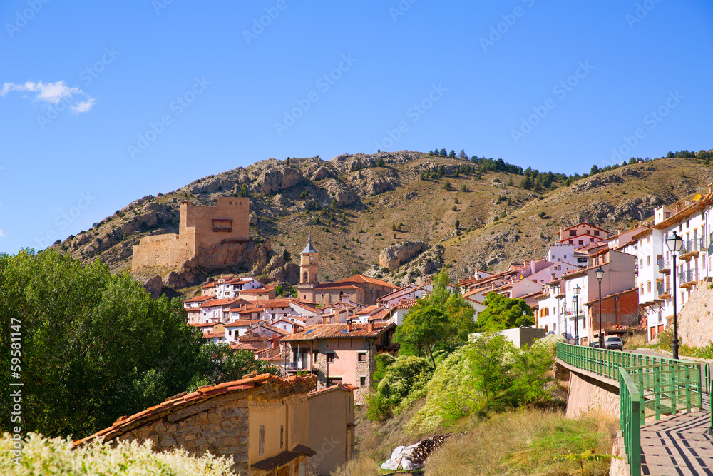 Alcala de la Selva in Teruel village near Virgen de la Vega