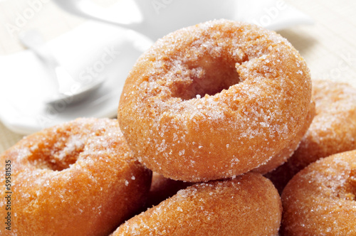 Photo rosquillas, typical spanish donuts