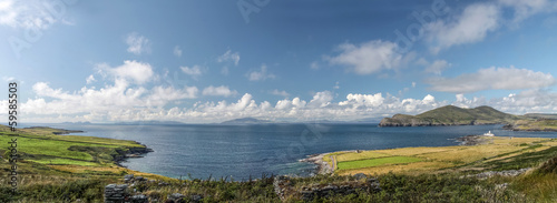 Fototapeta Naklejka Na Ścianę i Meble -  Landschafts-Panorama auf Valentia Island