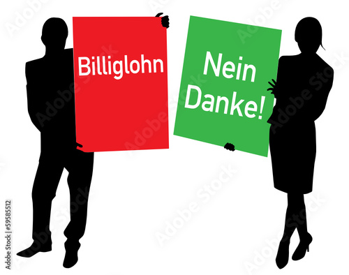 Billiglohn - Nein Danke