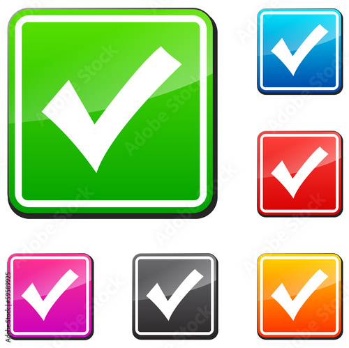 Set of vector check