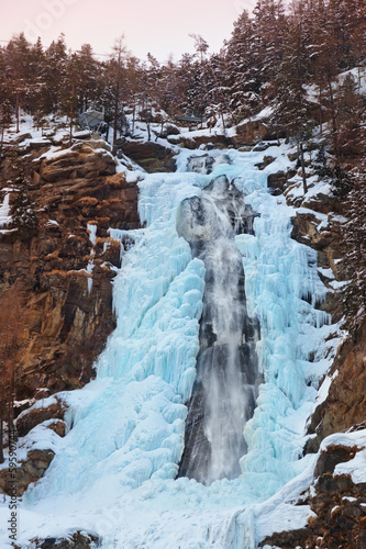 Waterfall Stuibenfall at Umhausen - Tirol Austria