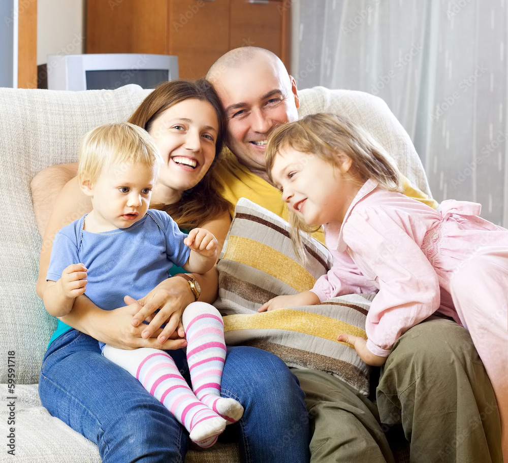 Obraz premium happy family