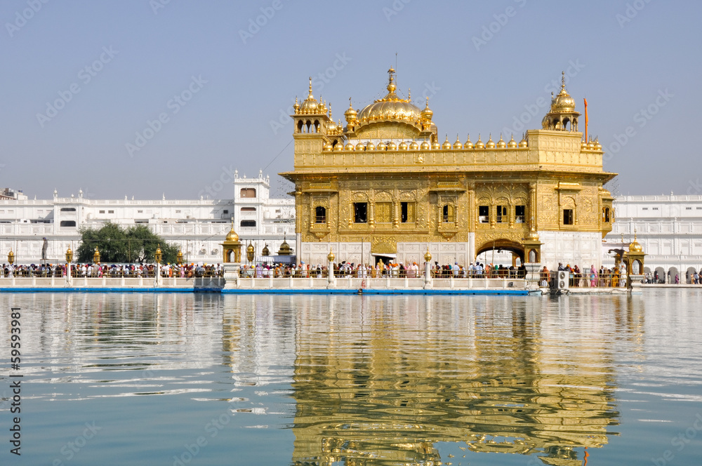 The Sikh Golden Temple in Amritsar, India