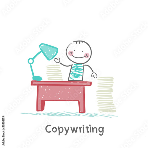 copywriter in the workplace