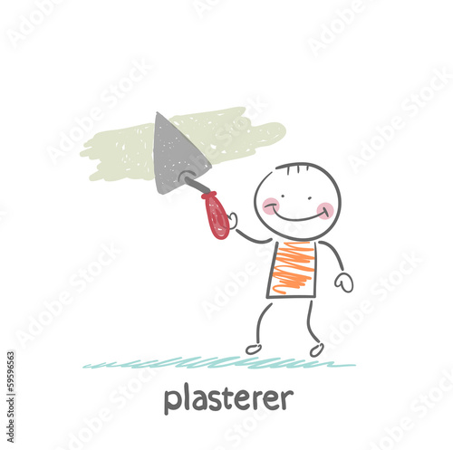 plasterer works