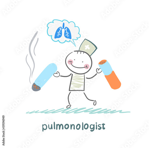 pulmonologist spoils cigarette