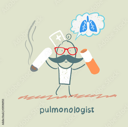 pulmonologist spoils cigarette