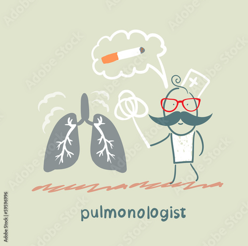 pulmonologist knocks dust from the human lung