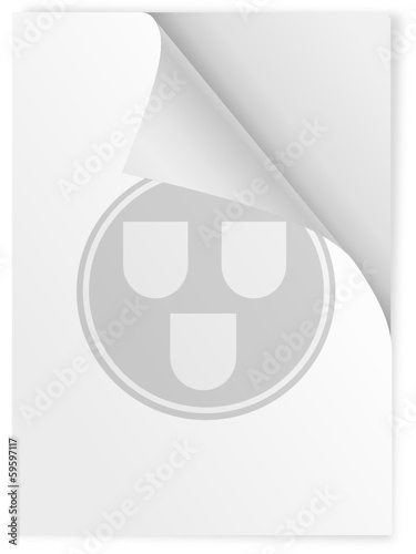 Zunftzeichen Maler auf Din A 4 Blatt
