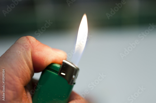 Burning lighter
