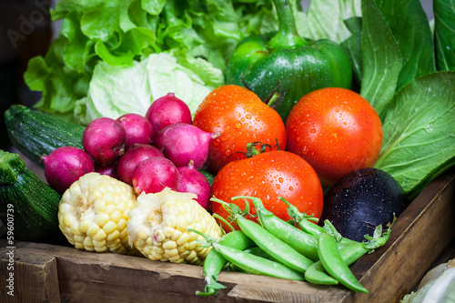 Fresh vegetables photo