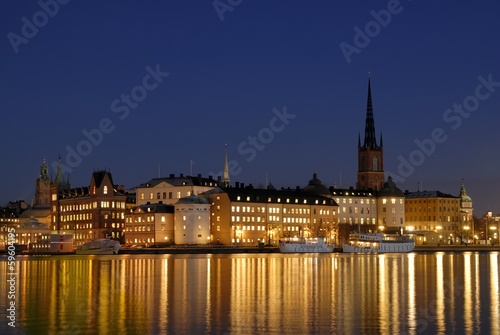 Riddarholmen in central Stockholm