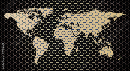 Golden abstract background