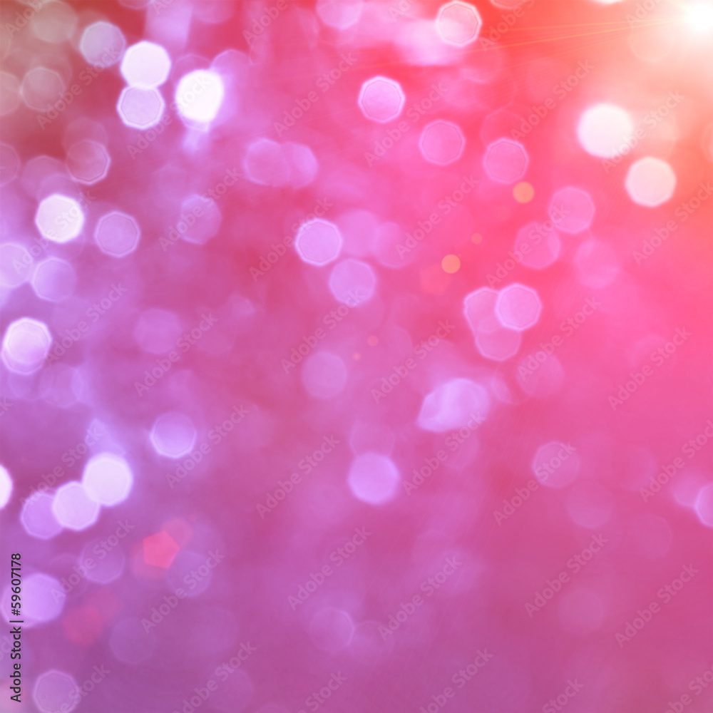 Holiday bokeh background for Valentines day