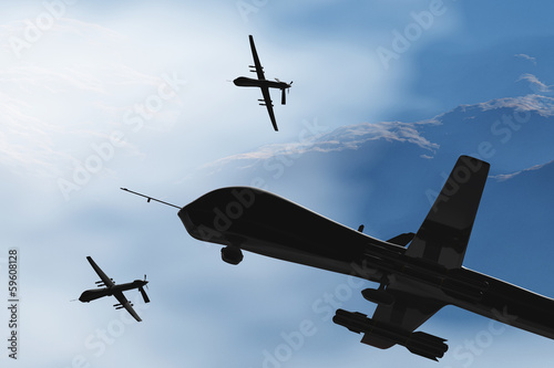 Predator Type Drone 3D artwork