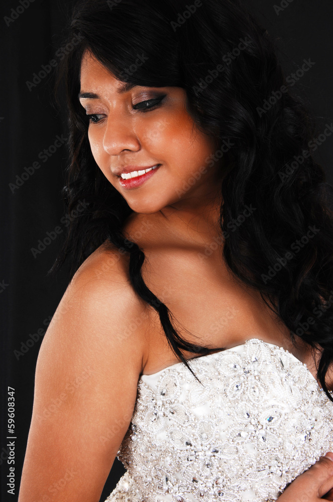Naklejka premium Portrait of girl.