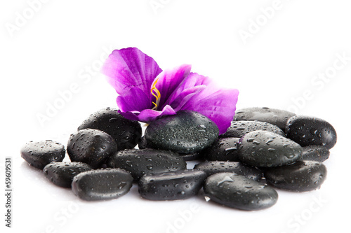 Zen pebbles.  background of a spa with stones