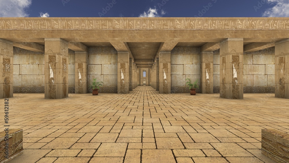 Obraz premium 古代遺跡