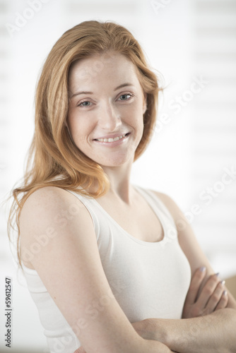 beautiful smiling woman
