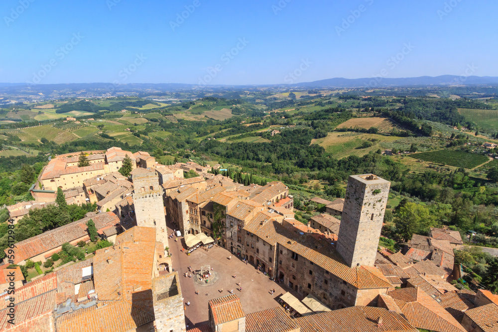Cityscape of San Gimignano