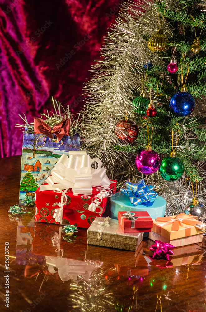 Fototapeta premium christmas gifts