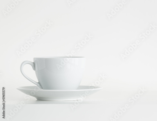 White coffee cup