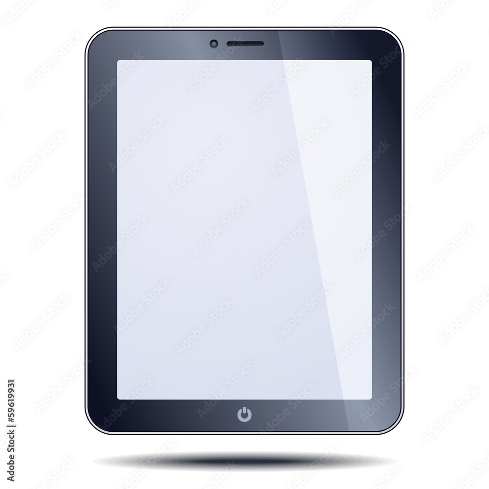 Realistic tablet pc computer Realistic tablet pc computer