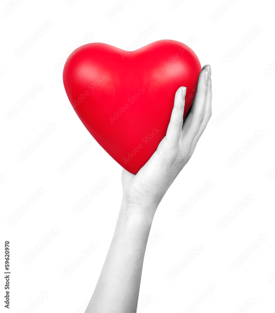 Fototapeta premium Health insurance or love concept