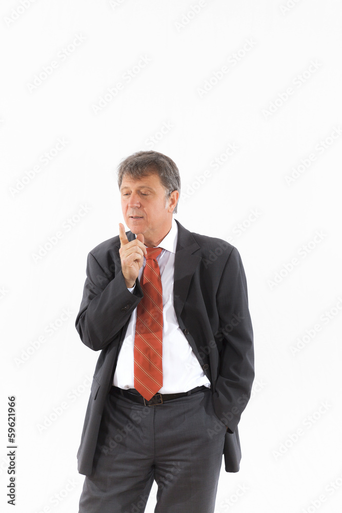 smart succesful business man with red tie and black suit smart succesful business man with red tie and black suit