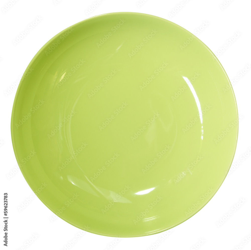 Ceramic plate isolated on a white background. Ceramic plate isolated on a white background.