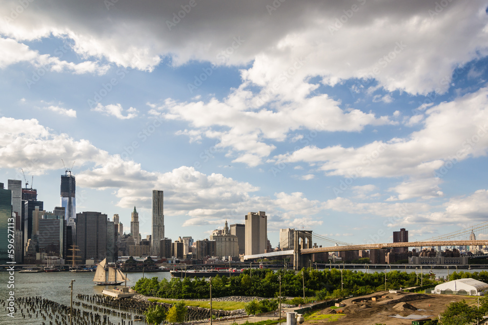 Fototapeta premium Widok z Brooklynu